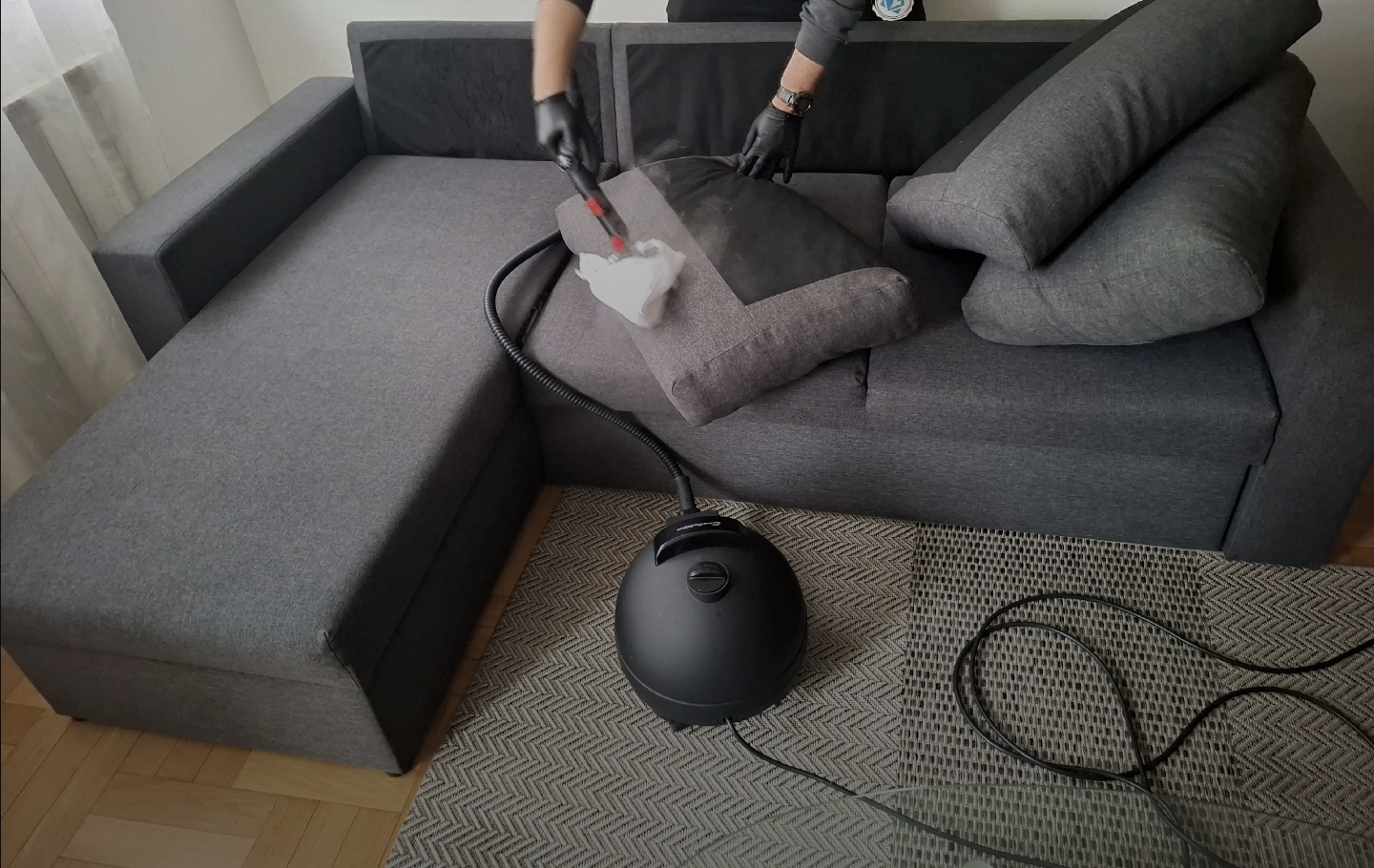 dezinfekcija namjestaja suhom parom